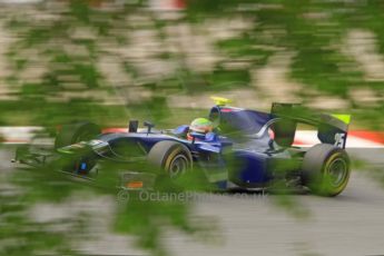 © Octane Photographic 2011. GP2 Official pre-season testing, Barcelona, Tuesday 19th April 2011. Carlin - Oliver Turvey. Digital Ref : 0052CB7D0327