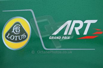 © Octane Photographic 2011. GP2 Official pre-season testing, Silverstone, Tuesday 5th April 2011. Art Grand Prix logo on transporter.Digital Ref : 0039CB1D6116