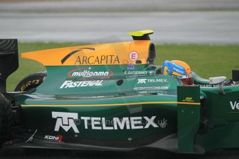 © Octane Photographic 2011. GP2 Official pre-season testing, Silverstone, Tuesday 5th April 2011. Lotus Art - Esteban - Guiterrez. Digital Ref : 0039CB1D6294