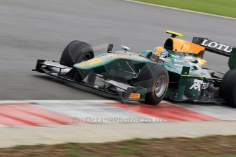 © Octane Photographic 2011. GP2 Official pre-season testing, Silverstone, Tuesday 5th April 2011. Lotus Art - Esteban Guiterrez. Digital Ref : 0039CB1D7355