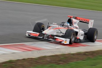 © Octane Photographic 2011. GP2 Official pre-season testing, Silverstone, Tuesday 5th April 2011. Rapax - Fabia Leimer. Digital Ref : 0039CB1D7367