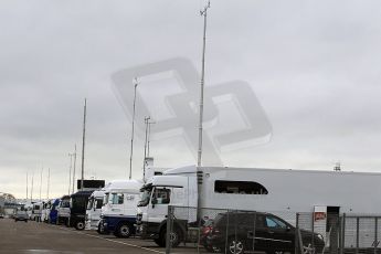 © Octane Photographic 2011. GP2 Official pre-season testing, Silverstone, Tuesday 5th April 2011. GP2 paddock. Digital Ref : 0039CB1D7574