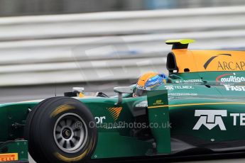 © Octane Photographic 2011. GP2 Official pre-season testing, Silverstone, Tuesday 5th April 2011. Lotus Art - Esteban Gutierez. Digital Ref : 0039CB7D0999