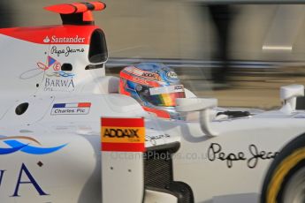 © Octane Photographic 2011.  GP2 Official pre-season testing, Silverstone, Wednesday 6th April 2011. Addax - Charles Pic. Digital Ref : 0040CB1D7617