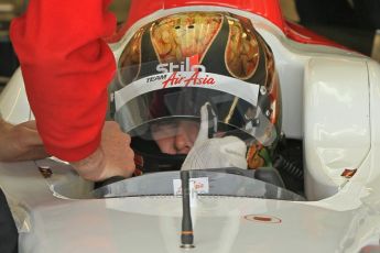 © Octane Photographic 2011. GP2 Official pre-season testing, Silverstone, Wednesday 6th April 2011. Team Air Asia - Davide Valsecchi. Digital Ref : 0040CB1D7677