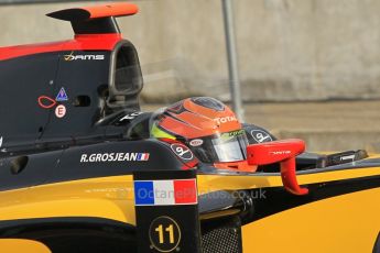 © Octane Photographic 2011.  GP2 Official pre-season testing, Silverstone, Wednesday 6th April 2011. DAMS - Romain Grosjean. Digital Ref : 0040CB1D7698