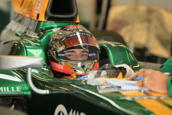 © Octane Photographic 2011. GP2 Official pre-season testing, Silverstone, Wednesday 6th April 2011. Lotus Art - Jules Bianchi. Digital Ref : 0040CB1D7811