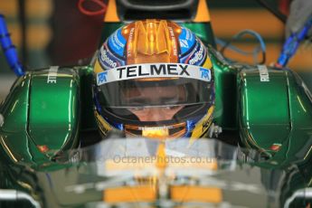 © Octane Photographic 2011. GP2 Official pre-season testing, Silverstone, Wednesday 6th April 2011. Lotus Art - Esteban Gutierrez. Digital Ref : 0040CB1D7825