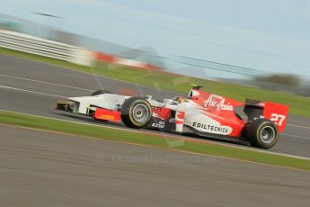 © Octane Photographic 2011. GP2 Official pre-season testing, Silverstone, Wednesday 6th April 2011. Team Air Asia - Davide Valsecchi. Digital Ref : 0040CB1D7986