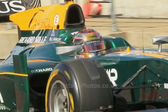 © Octane Photographic 2011. GP2 Official pre-season testing, Silverstone, Wednesday 6th April 2011. Lotus Art - Jules Bianchi. Digital Ref : 0040CB1D8041