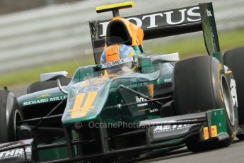 © Octane Photographic 2011. GP2 Official pre-season testing, Silverstone, Wednesday 6th April 2011. Lotus Art - Esteban Gutierez. Digital Ref : 0040CB7D1522