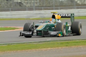 © Octane Photographic 2011. GP2 Official pre-season testing, Silverstone, Wednesday 6th April 2011. Lotus Art - Esteban Gutierez. Digital Ref : 0040CB7D1535