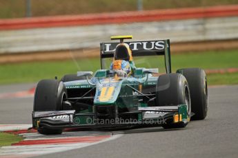 © Octane Photographic 2011. GP2 Official pre-season testing, Silverstone, Wednesday 6th April 2011. Lotus Art - Esteban Gutierez. Digital Ref : 0040CB7D1763