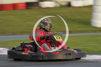 © Octane Photographic Ltd. 2011. Milton Keynes Daytona Karting, Forget-Me-Not Hospice charity racing. Sunday October 30th 2011. Digital Ref : 0194lw7d0095