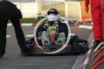 © Octane Photographic Ltd. 2011. Milton Keynes Daytona Karting, Forget-Me-Not Hospice charity racing. Sunday October 30th 2011. Digital Ref : 0194lw7d0234