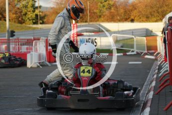 © Octane Photographic Ltd. 2011. Milton Keynes Daytona Karting, Forget-Me-Not Hospice charity racing. Sunday October 30th 2011. Digital Ref : 0194lw7d0336