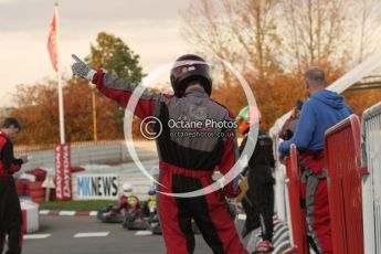 © Octane Photographic Ltd. 2011. Milton Keynes Daytona Karting, Forget-Me-Not Hospice charity racing. Sunday October 30th 2011. Digital Ref : 0194lw7d0932