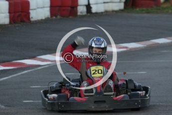© Octane Photographic Ltd. 2011. Milton Keynes Daytona Karting, Forget-Me-Not Hospice charity racing. Sunday October 30th 2011. Digital Ref : 0194lw7d0997