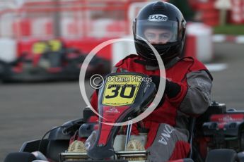 © Octane Photographic Ltd. 2011. Milton Keynes Daytona Karting, Forget-Me-Not Hospice charity racing. Sunday October 30th 2011. Digital Ref : 0194lw7d1327