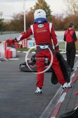 © Octane Photographic Ltd. 2011. Milton Keynes Daytona Karting, Forget-Me-Not Hospice charity racing. Sunday October 30th 2011. Digital Ref : 0194lw7d1358