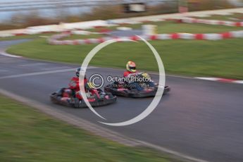 © Octane Photographic Ltd. 2011. Milton Keynes Daytona Karting, Forget-Me-Not Hospice charity racing. Sunday October 30th 2011. Digital Ref : 0194lw7d1592