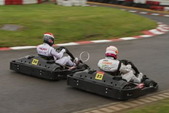 © Octane Photographic Ltd. 2011. Milton Keynes Daytona Karting, Forget-Me-Not Hospice charity racing. Sunday October 30th 2011. Digital Ref : 0194lw7d8955