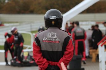 © Octane Photographic Ltd. 2011. Milton Keynes Daytona Karting, Forget-Me-Not Hospice charity racing. Sunday October 30th 2011. Digital Ref : 0194lw7d9173