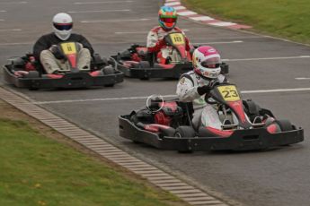 © Octane Photographic Ltd. 2011. Milton Keynes Daytona Karting, Forget-Me-Not Hospice charity racing. Sunday October 30th 2011. Digital Ref : 0194lw7d9305