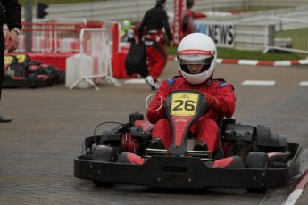 © Octane Photographic Ltd. 2011. Milton Keynes Daytona Karting, Forget-Me-Not Hospice charity racing. Sunday October 30th 2011. Digital Ref : 0194lw7d9556