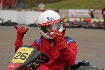 © Octane Photographic Ltd. 2011. Milton Keynes Daytona Karting, Forget-Me-Not Hospice charity racing. Sunday October 30th 2011. Digital Ref : 0194lw7d9580