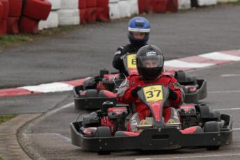 © Octane Photographic Ltd. 2011. Milton Keynes Daytona Karting, Forget-Me-Not Hospice charity racing. Sunday October 30th 2011. Digital Ref : 0194lw7d9607