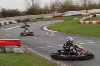 © Octane Photographic Ltd. 2011. Milton Keynes Daytona Karting, Forget-Me-Not Hospice charity racing. Sunday October 30th 2011. Digital Ref : 0194lw7d9735
