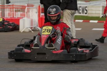 © Octane Photographic Ltd. 2011. Milton Keynes Daytona Karting, Forget-Me-Not Hospice charity racing. Sunday October 30th 2011. Digital Ref : 0194lw7d9999