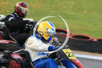 © Octane Photographic Ltd. 2011. Milton Keynes Daytona Karting, Forget-Me-Not Hospice charity racing. Sunday October 30th 2011. Digital Ref : 0194cb7d9359