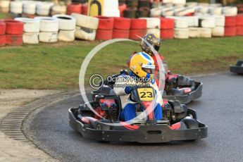 © Octane Photographic Ltd. 2011. Milton Keynes Daytona Karting, Forget-Me-Not Hospice charity racing. Sunday October 30th 2011. Digital Ref : 0194cb7d9370