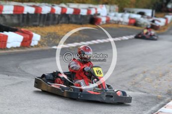 © Octane Photographic Ltd. 2011. Milton Keynes Daytona Karting, Forget-Me-Not Hospice charity racing. Sunday October 30th 2011. Digital Ref : 0194cb7d9424