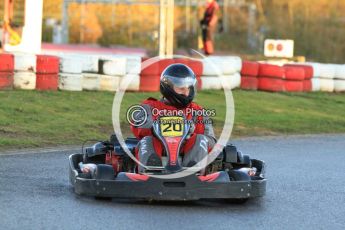© Octane Photographic Ltd. 2011. Milton Keynes Daytona Karting, Forget-Me-Not Hospice charity racing. Sunday October 30th 2011. Digital Ref : 0194cb7d9529