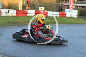 © Octane Photographic Ltd. 2011. Milton Keynes Daytona Karting, Forget-Me-Not Hospice charity racing. Sunday October 30th 2011. Digital Ref : 0194cb7d9547