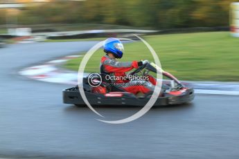 © Octane Photographic Ltd. 2011. Milton Keynes Daytona Karting, Forget-Me-Not Hospice charity racing. Sunday October 30th 2011. Digital Ref : 0194cb7d9593
