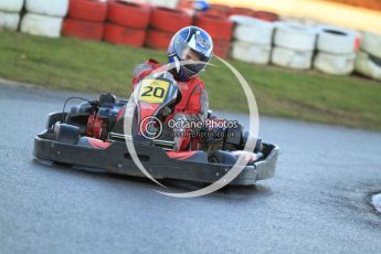 © Octane Photographic Ltd. 2011. Milton Keynes Daytona Karting, Forget-Me-Not Hospice charity racing. Sunday October 30th 2011. Digital Ref : 0194cb7d9730