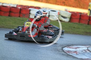 © Octane Photographic Ltd. 2011. Milton Keynes Daytona Karting, Forget-Me-Not Hospice charity racing. Sunday October 30th 2011. Digital Ref : 0194cb7d9737