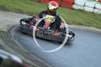 © Octane Photographic Ltd. 2011. Milton Keynes Daytona Karting, Forget-Me-Not Hospice charity racing. Sunday October 30th 2011. Digital Ref : 0194cb7d9771