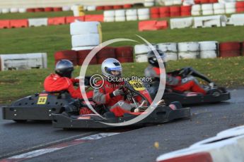 © Octane Photographic Ltd. 2011. Milton Keynes Daytona Karting, Forget-Me-Not Hospice charity racing. Sunday October 30th 2011. Digital Ref : 0194cb7d9925