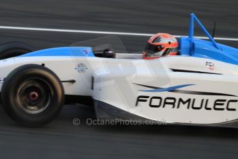 © Octane Photographic 2011. Le Mans night qualifying 9th June 2011. La Sarthe, France. Formulec electric racing car demo laps. Digital Ref : 0077CB7D0375