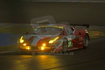 © Octane Photographic 2011. Le Mans night qualifying 9th June 2011. La Sarthe, France. Digital Ref : 0077CB7D0635