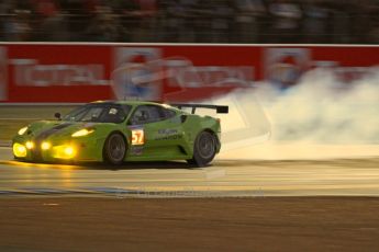 © Octane Photographic 2011. Le Mans night qualifying 9th June 2011. La Sarthe, France. Digital Ref : 0077CB7D0676