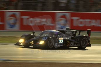 © Octane Photographic 2011. Le Mans night qualifying 9th June 2011. La Sarthe, France. Digital Ref : 0077CB7D0695