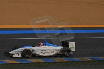 © Octane Photographic 2011. Le Mans night qualifying 9th June 2011. La Sarthe, France. Formulec electric racing car demo laps. Digital Ref : 0077LW7D4592