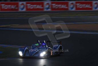 © Octane Photographic 2011. Le Mans night qualifying 9th June 2011. La Sarthe, France. Digital Ref : 0077LW7D4685