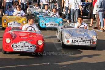 © Octane Photographic 2011. Le Mans Drivers' parade, 10th June 2011. Digital Ref : 0078LW7D5307